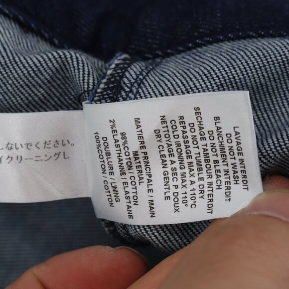 See by Chloe Jeans Women 29 L36 High Rise Boot Cut Embroidered Pockets Braided - Picture 12 of 12